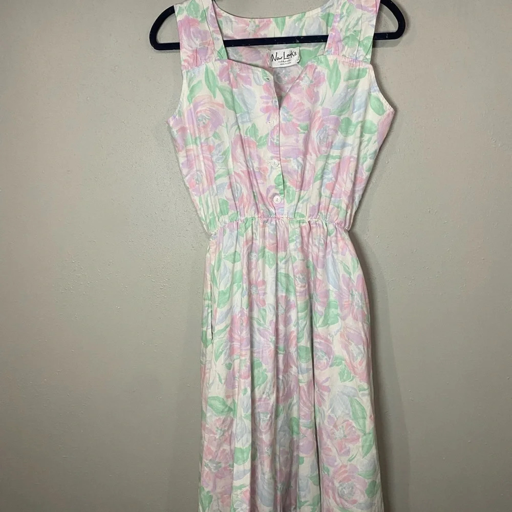 New Look Floral Sleeveless Dress